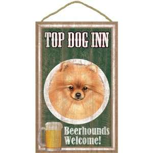  Pomeranian Top Dog Inn Beerhounds Welcome!: Everything 