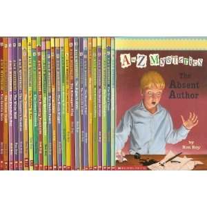 to Z Mysteries Complete 26 Book Set (The Absent Author, The Bald 