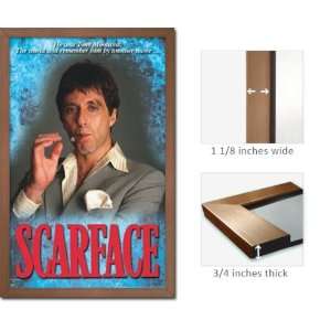   Framed Scarface Movie Awesome Al Pacino Poster Fr1000A