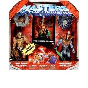 Masters of the Universe  Wolf Armor He Man and Snake Armor Skeletor 