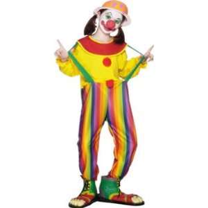   Child Boy Girl Rainbow Joke Clown Fancy Dress Costume L: Toys & Games