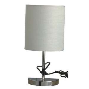  Contemporary Design White Fabric Shade Table Desk Lamp 