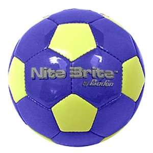  Glow In Dark Nite Brite Soccer MINI Soccer Balls ROYAL 1 