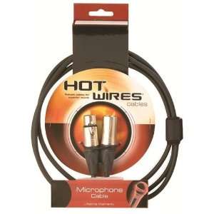  Hot Wires MC50NN 50 Feet XLR to XLR Microphone Cable with 