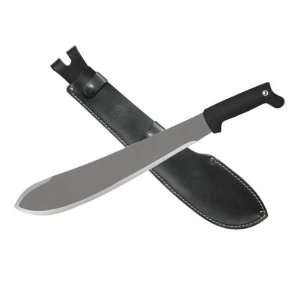  Condor Tool and Knife Bolo Machete Satin w/ Leather Sheath 