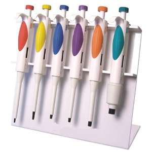 Pipette Stand   Pipette Stand, 6 Place, for Diamond Pipettes, Acrylic 