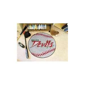 27 diameter Mississippi Valley State University Baseball Mat:  