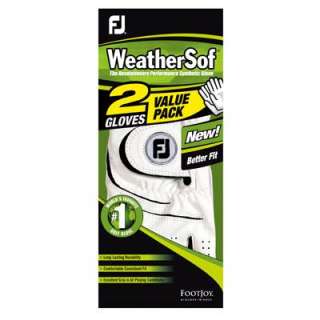 Pack of Mens FootJoy WeatherSof Golf Gloves   Left Hand Sizes   NEW 