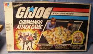 1985 GI JOE * COMMAND ATTACK board Game    NICE **  
