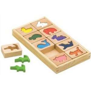  Wooden Animal Blocks