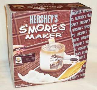   Chocolate Indoor/Outdoor Smores Maker Smores Ceramic w/ Box  
