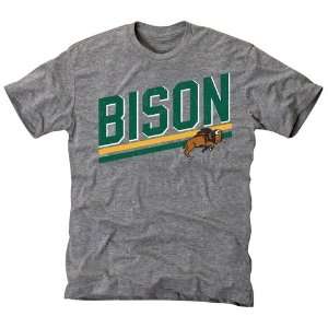  North Dakota State Bison Rising Bar Tri Blend T Shirt 