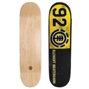  Element 92 Green Board Skateboard Deck   8 Sports 