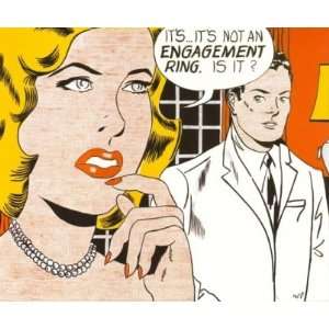   The Engagement Ring 1961 Pop Art Oil Painting
