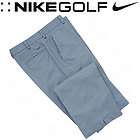 NWT Nike Mens Tour Dri FIT Check Golf Pants Trousers Blue Grey 35x32 