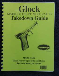 GLOCK Pistols Takedown Assembly Guide Radocy  