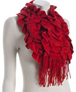 Red Womens Scarf    Red Ladies Scarf, Red Female Scarf