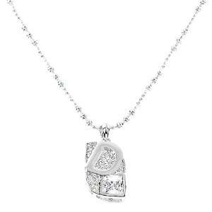  Perfect Gift   High Quality Elegant Pendant with Silver CZ 