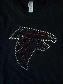 Atlanta Falcons Rhinestone Bling Shirt Variations LOOK  