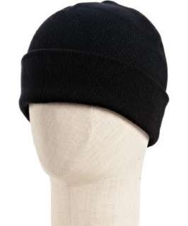 Prada Sport black rib wool knit hat  BLUEFLY up to 70% off designer 