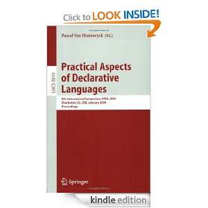 Practical Aspects of Declarative Languages 8th International 
