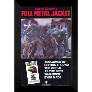  Full Metal Jacket 27x40 FRAMED Movie Poster   Style D 