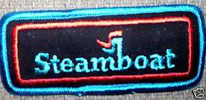STEAMBOAT SPRINGS SKI AREA SNOWBOARD PATCH NEW IRON ON  