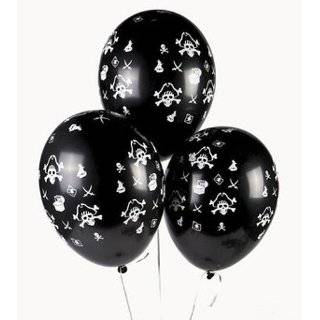 Pack Of 25 Skull & Crossbones ~ Pirate Party Favor Balloons   Latex