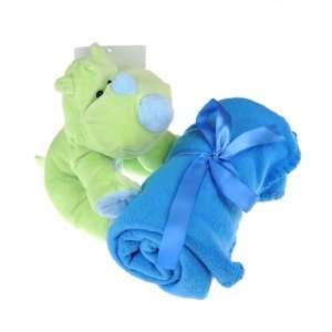   Toy and Matching Blanket Wedding Gift, Blue and Green: Home & Kitchen
