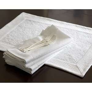  Williams Sonoma Home Matelasse Plaid Tablecloths, White 