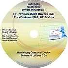 HP Pavilion dv6000 Driver Restore Recovery Disc CD  