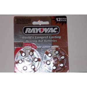  Rayovac #312 Hearing Aid Batteries (12  pack): Health 