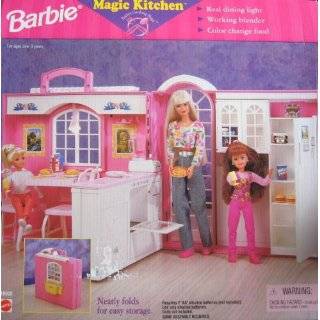 Barbie MAGIC KITCHEN Playset w Working Blender, Dining Light, Color 