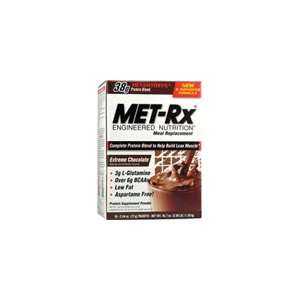  Met Rx Meal Replacement Extreme Chocolate 18 Pack: Health 