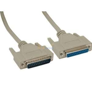  100ft DB25 M/F RS 232 Serial Extension Cable