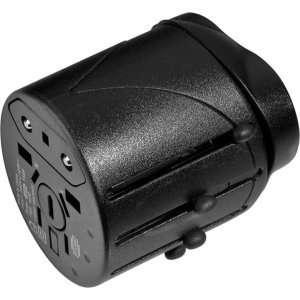  New Black World Travel Adapter For  Player Zune iPod  