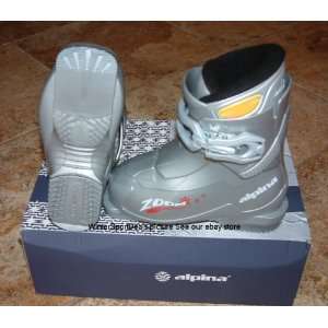   ski boots US 7 mondo 15.5 Alpina Zoom silver NEW: Sports & Outdoors