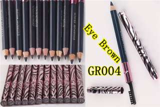 12X Leopard Eye Brown Pencil Brush Pencil Set J0471  