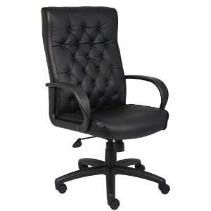  Boss Button Tufted Executive Chair in Black: Office 