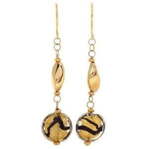 Italy Stunning Brand New High quality Earrings Made of 14K Yellow Gold 