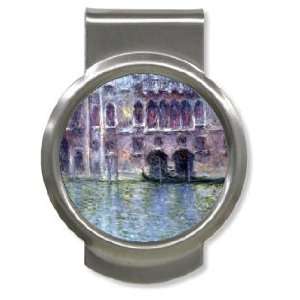    Palazzo da Mula Venice By Claude Monet Money Clip
