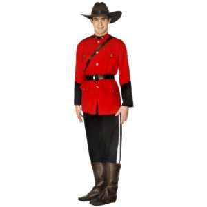  Mens Canadian Mountie Halloween Costume: Toys & Games