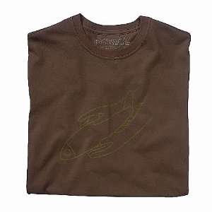 Patagonia SS Catch and Release T Shirt   Mens Henna Brown Medium 