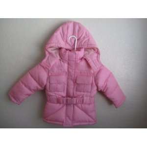 Hello Kitty Infants Girl Puffer Jacket With Removable Hood; Size 3T 