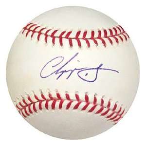  Chipper Jones Autographed / Signed Baseball Sports 