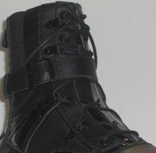 Mens Premium Leather Tall Boot  Godspeed  Black Size: 7 13  