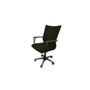  National Respect Ultraleather Mid Back Office Chair, Loden (Dark 