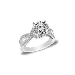  Designer engagement ring in platinum DiamondonNet 