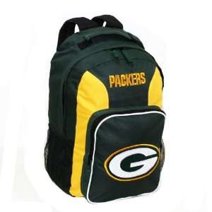  NFL Green Bay Packers Southpaw Team Color Backpack: Sports 