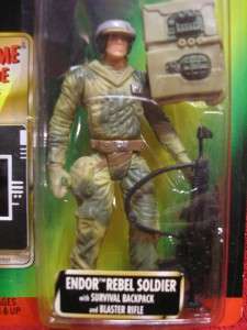 STAR WARS Endor Rebel Soldier Kenner Hasbro POTF SW57  